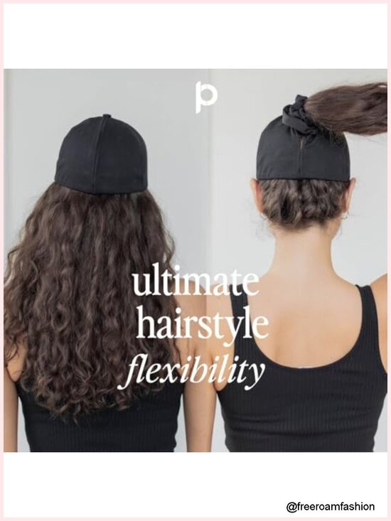 Everyday Fit Baseball Cap with Magnetic Closure for Ponytails
